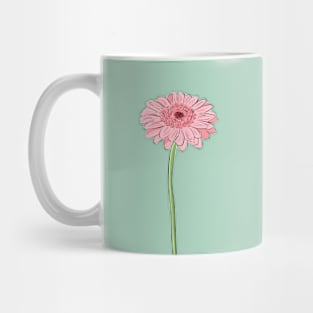 Pink Daisy Gerbera Mug